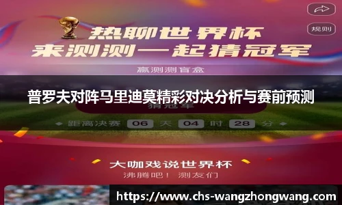普罗夫对阵马里迪莫精彩对决分析与赛前预测